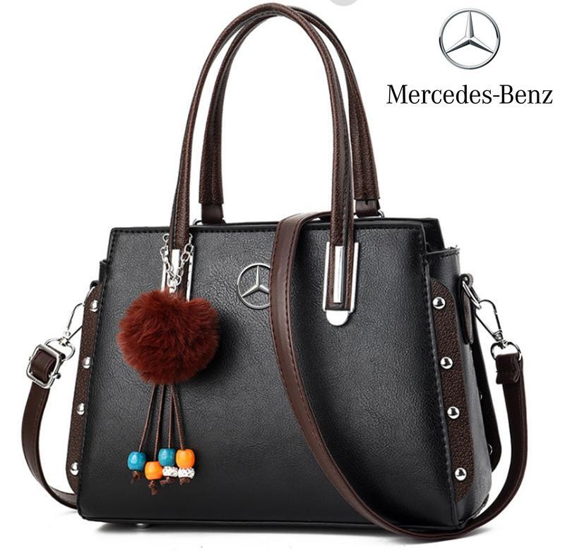 Mercedes Benz Deluxe Large Capacity Genuine Leather Bags - Vascara