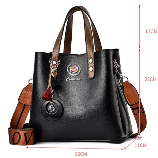 cadillac triple compartment bag licensed > Designer Handbags