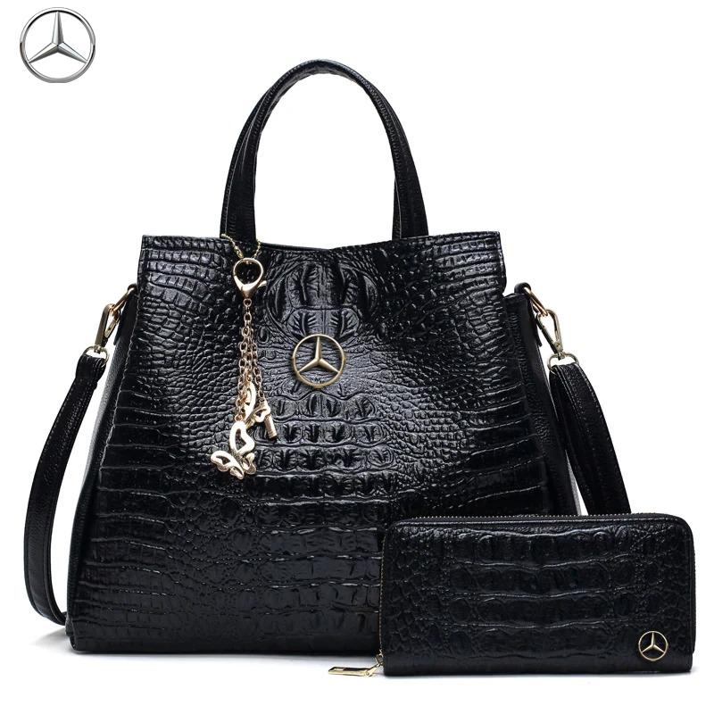 Mercedes Benz Crocodile Leather Tote Bag 2020- QUEEN BEST LUXURY