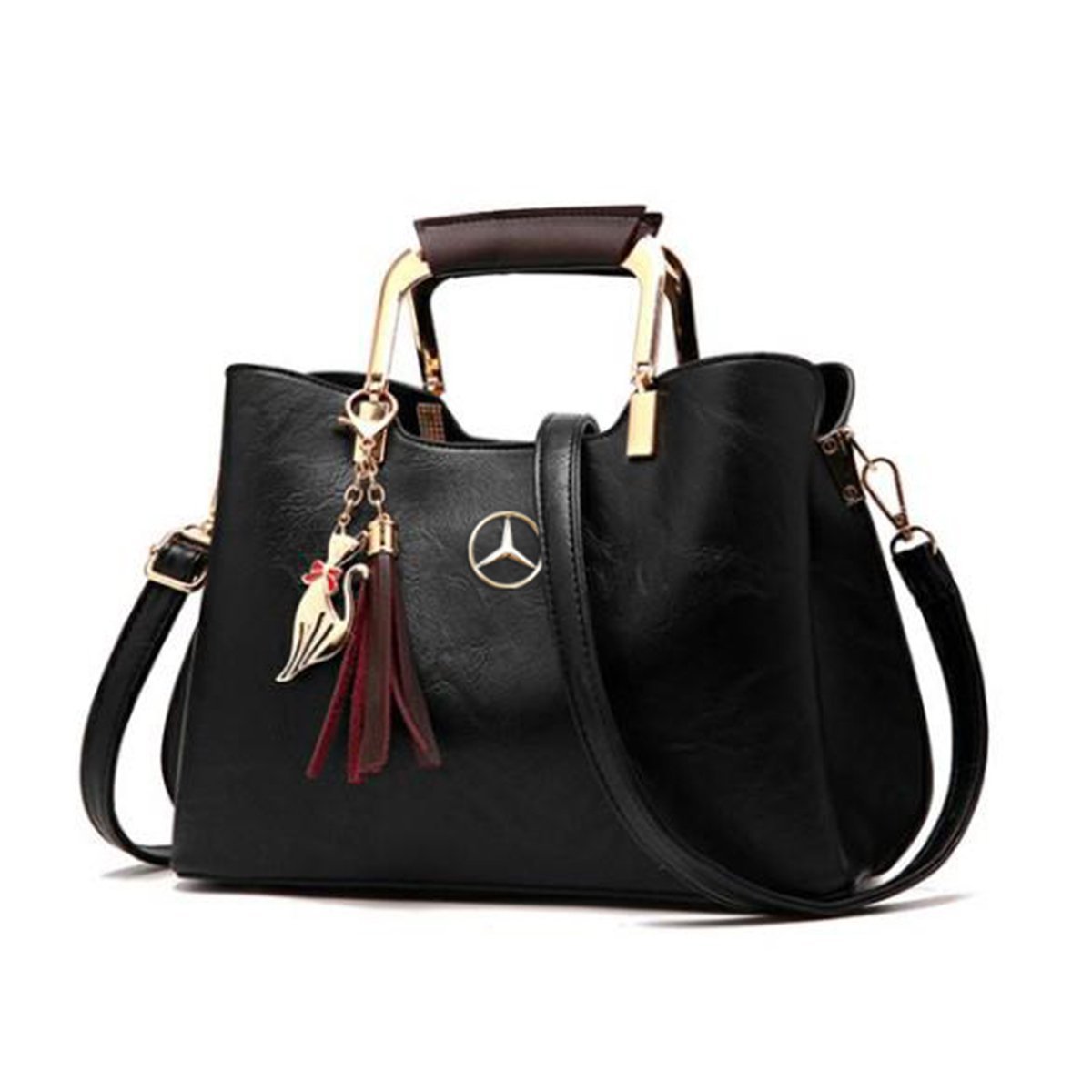 Mercedes-Benz Ladies Shopper Bag Blue Artificial Leather B66953714