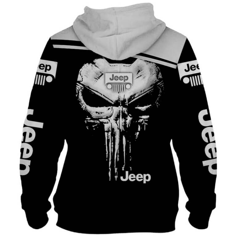 JEEP HOODIE BLACK Hooded Sweatshirt Wrangler 