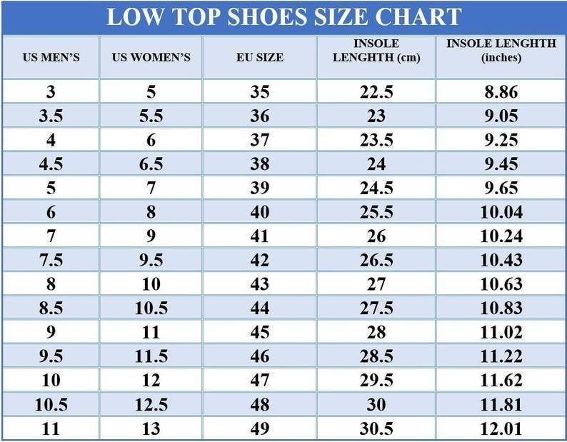 Bmw shoe outlet size chart