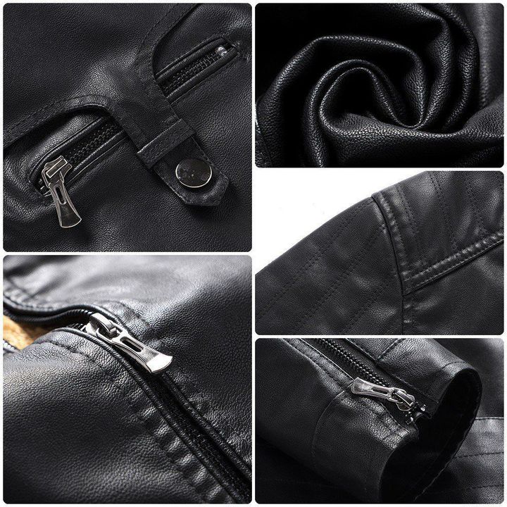 New Men Leather Jacket 2023 Brand Embroidery Baseball PU Jackets Male  Casual Luxury Winter Warm Fleece Pilot Bomber Jacket Coat