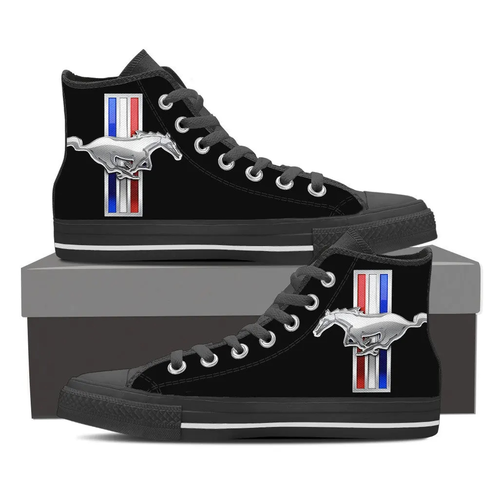 Mustang High Top Shoes For Men and Women Mustang Shoes - Vascara