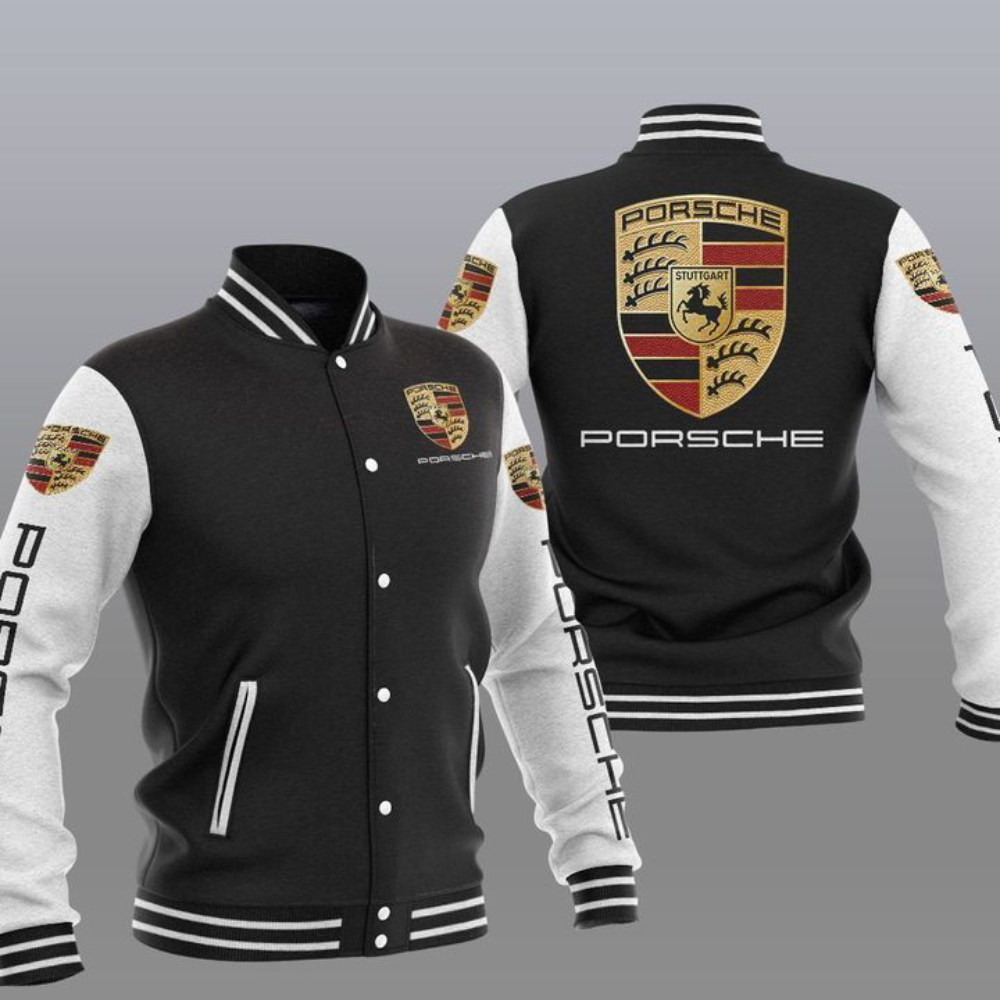 Porsche 3D Baseball Jacket V26 On Sale - Tana Elegant