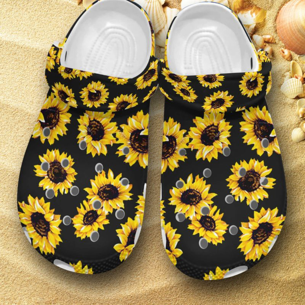 Sunflower Crocs Sunflower Clog Shoes V34 - Tana Elegant