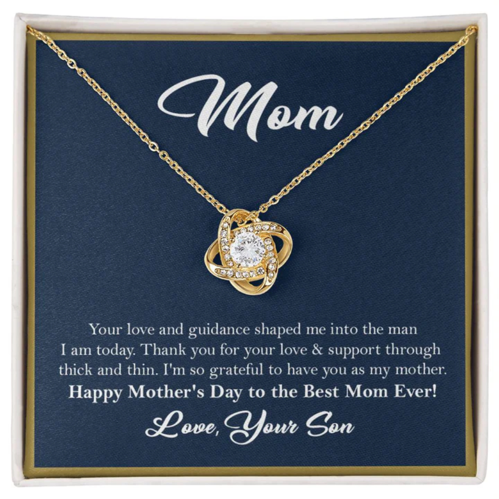 Jewelry Set for Mom Gift Box, Christmas Gift for Mother Necklace, Mother  Birthday Gift From Son, to My Mom Necklace Gift, I Love You Mom - Etsy