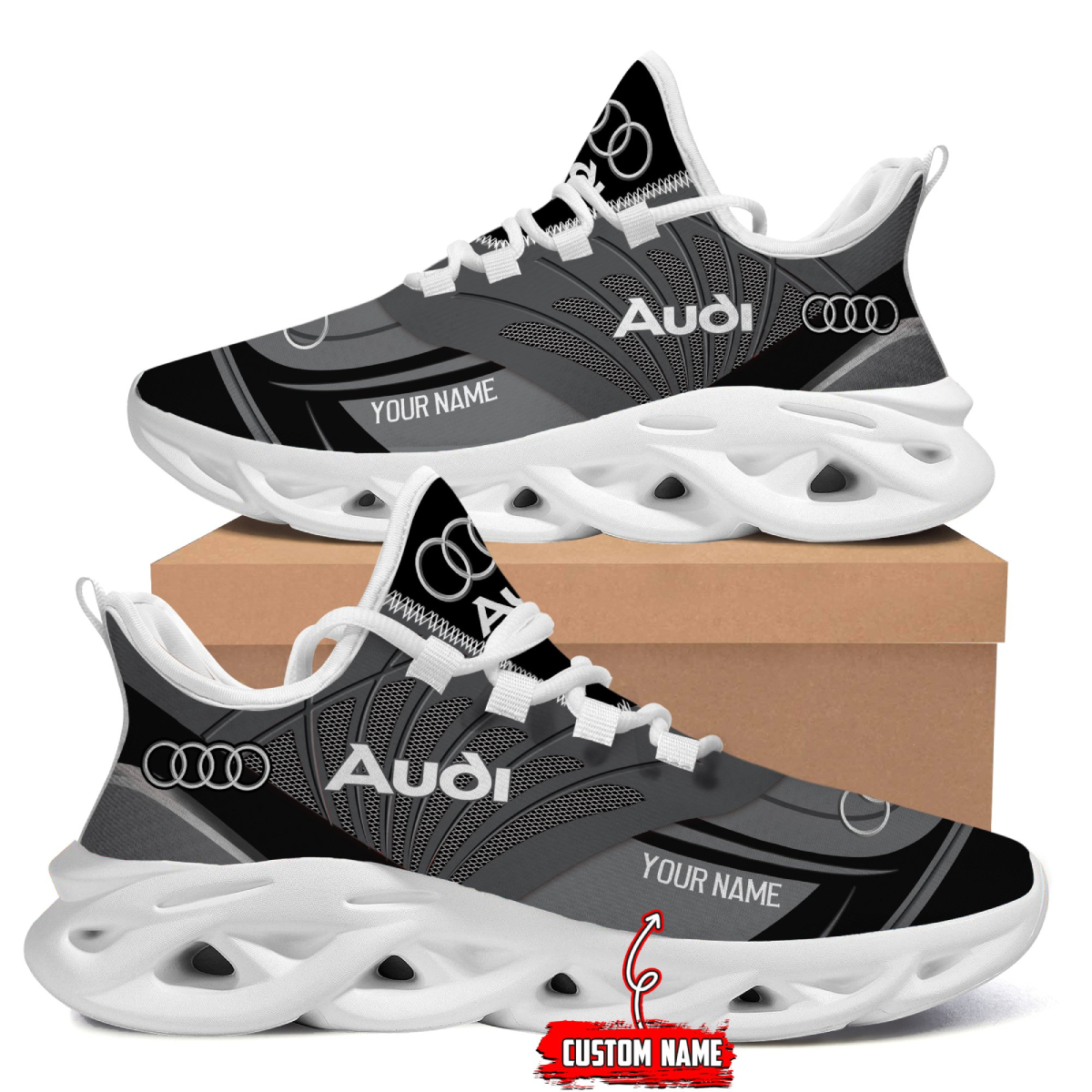 Audi Custom Name Hey Dude Shoes - Torunstyle