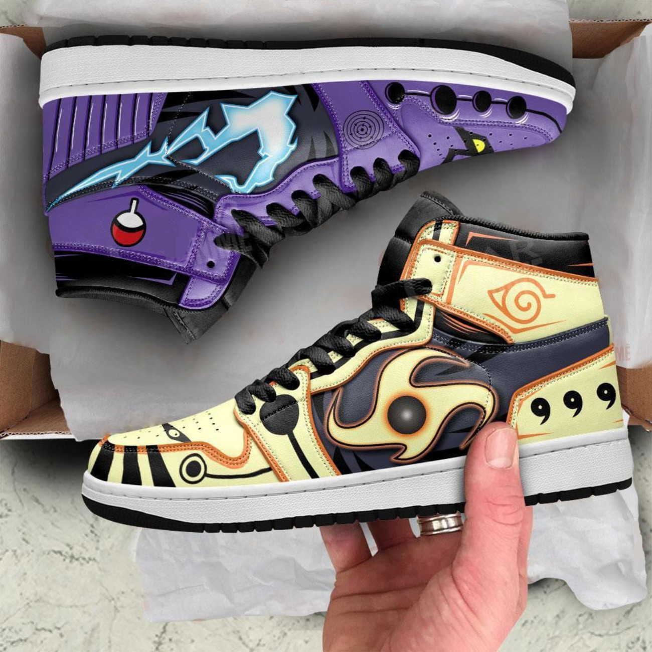 Uzumaki Naruto Kids Shoes Custom Naruto Shoes V18 On Sale - EvaPurses