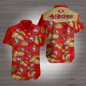 San Francisco 49ers Hawaiian Shirt Beach V22
