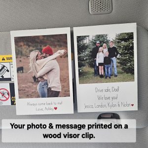 car visor clip, photo frame, fathers day gift, gift for dad, grandpa gift, custom photo frame, custom photo gift, dad gifts, sentimental dad gift, gift from daughter, gift from son, fathers day idea, Anniversary Gift