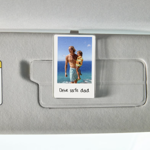 car visor clip, photo frame, fathers day gift, gift for dad, grandpa gift, custom photo frame, custom photo gift, dad gifts, sentimental dad gift, gift from daughter, gift from son, fathers day idea, Anniversary Gift