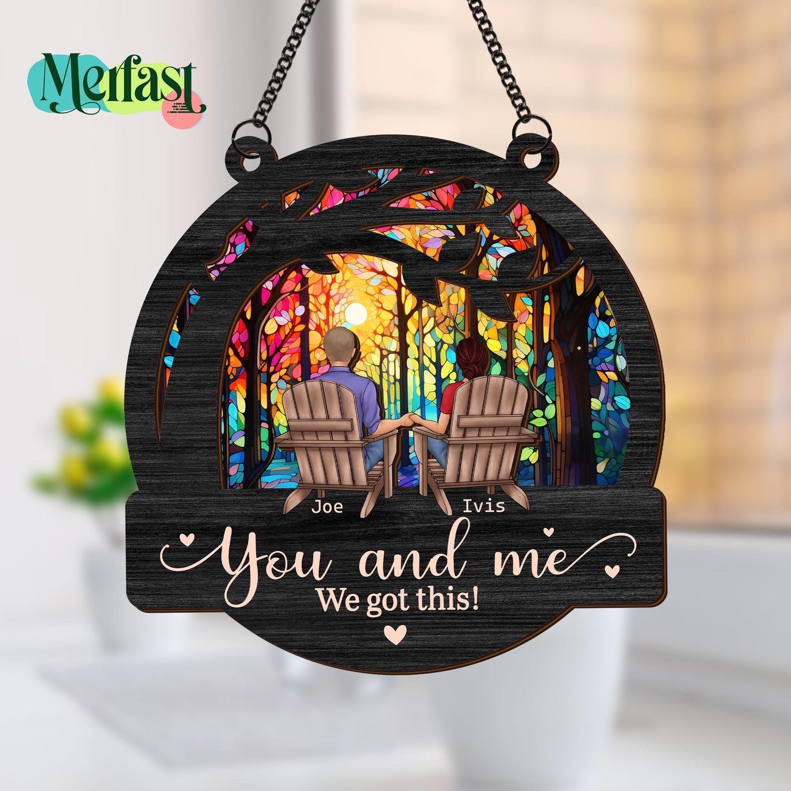 1 stained glass decor, memorial keepsake, window hangings, suncatcher decor, portrait from photo, wedding anniversary, engagement gifts, photo keepsake, Wedding suncatcher, gift for parents, anniversary gift, Couple gift, valentines day gift