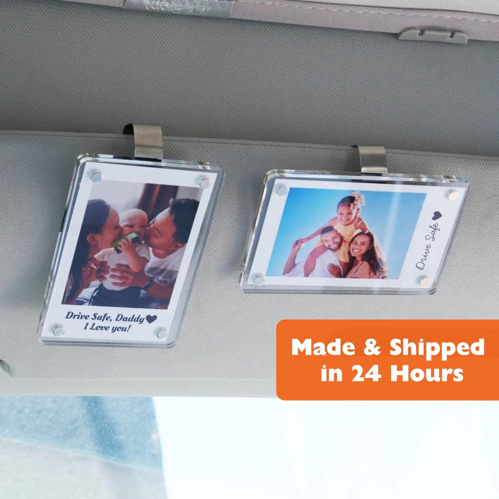 11 car visor clip, photo frame, fathers day gift, gift for dad, grandpa gift, custom photo frame, custom photo gift, dad gifts, sentimental dad gift, gift from daughter, gift from son, fathers day idea, Anniversary Gift