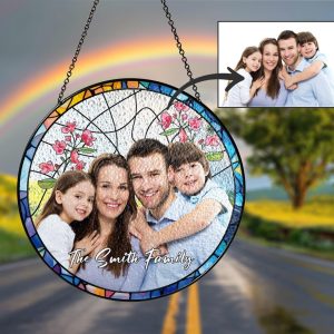 stained glass decor, memorial keepsake, window hangings, suncatcher decor, portrait from photo, wedding anniversary, engagement gifts, photo keepsake, Wedding suncatcher, gift for parents, anniversary gift, Couple gift, valentines day gift
