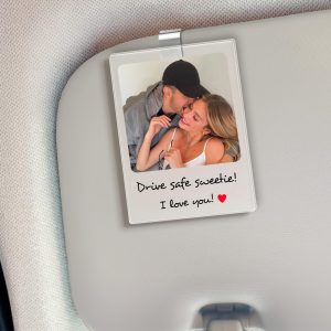 car visor clip, photo frame, fathers day gift, gift for dad, grandpa gift, custom photo frame, custom photo gift, dad gifts, sentimental dad gift, gift from daughter, gift from son, fathers day idea, Anniversary Gift