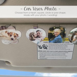 car visor clip, photo frame, fathers day gift, gift for dad, grandpa gift, custom photo frame, custom photo gift, dad gifts, sentimental dad gift, gift from daughter, gift from son, fathers day idea, Anniversary Gift