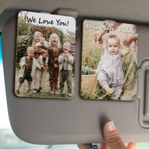 car visor clip, photo frame, fathers day gift, gift for dad, grandpa gift, custom photo frame, custom photo gift, dad gifts, sentimental dad gift, gift from daughter, gift from son, fathers day idea, Anniversary Gift