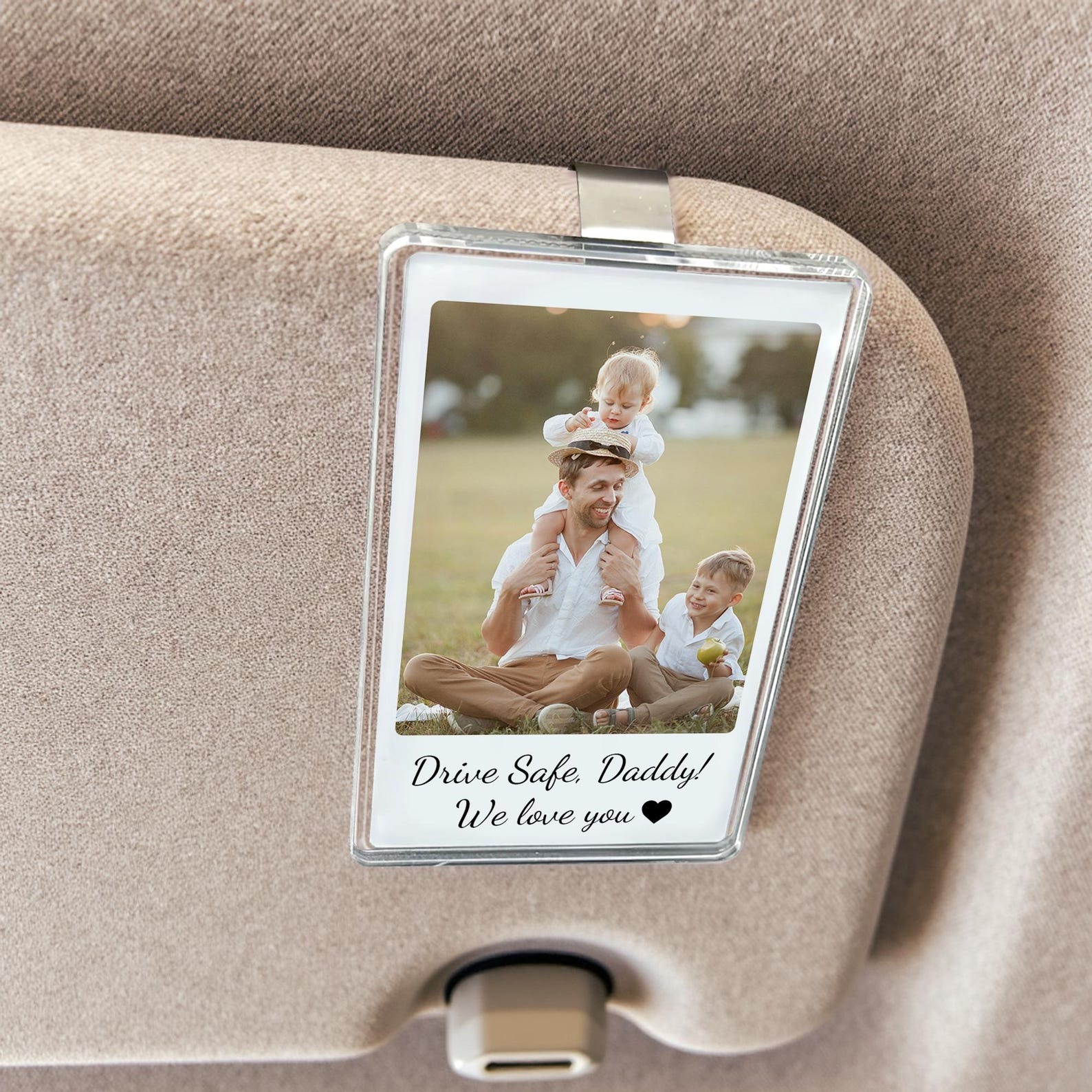 36 car visor clip, photo frame, fathers day gift, gift for dad, grandpa gift, custom photo frame, custom photo gift, dad gifts, sentimental dad gift, gift from daughter, gift from son, fathers day idea, Anniversary Gift