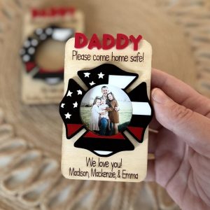 car visor clip, photo frame, fathers day gift, gift for dad, grandpa gift, custom photo frame, custom photo gift, dad gifts, sentimental dad gift, gift from daughter, gift from son, fathers day idea, Anniversary Gift