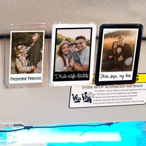 car visor clip, photo frame, fathers day gift, gift for dad, grandpa gift, custom photo frame, custom photo gift, dad gifts, sentimental dad gift, gift from daughter, gift from son, fathers day idea, Anniversary Gift